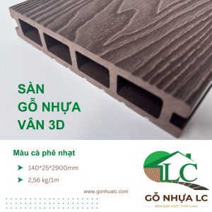 SÀN GỖ NHỰA VÂN 3D S3D01