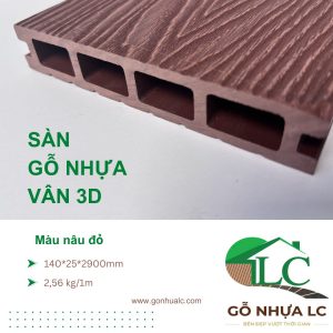 SÀN GỖ NHỰA VÂN 3D S3D02