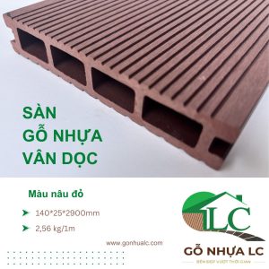SÀN GỖ NHỰA VÂN DỌC S02